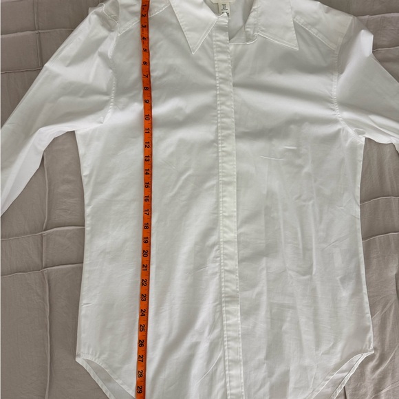 H&M White Dress Shirt Classic Formal Attire - Picture 6 of 9